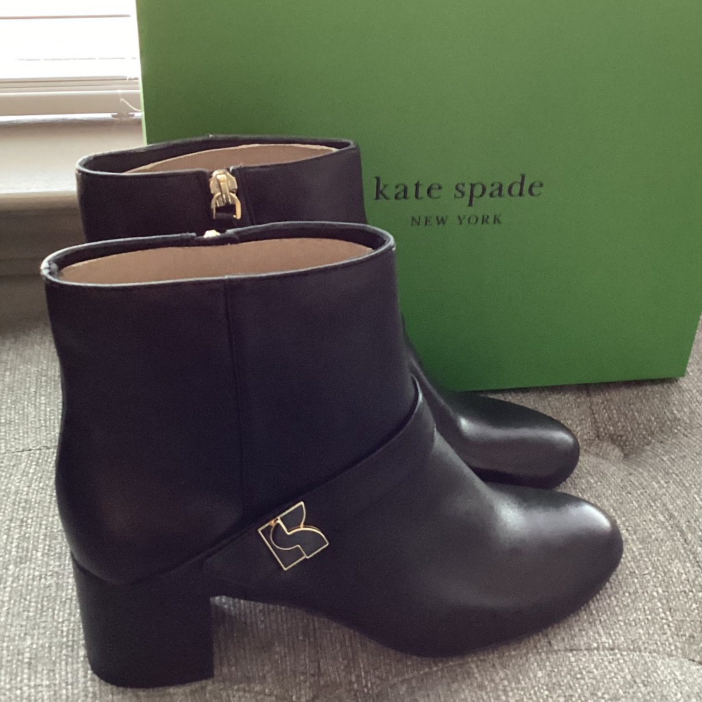 Kate Spade New York Women's Dakota Mid-Heel Dress Booties, Size 7.5